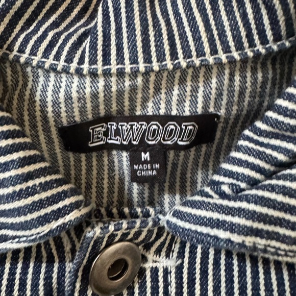 Striped Button-Up Jacket - Picture 2 of 7